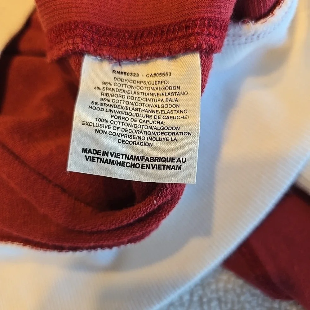 Nike Washington State Cougars 1/2‎ Zip Hoodie Sweatshirt Red White Women's XL
